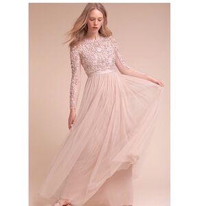 BHLDN Needle & Thread Rhapsody Gown
- Champagne